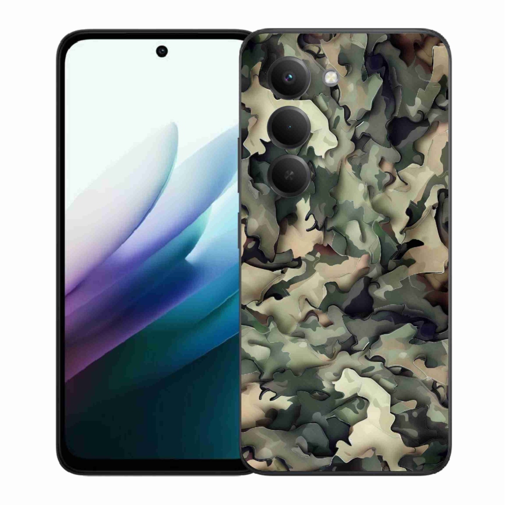 Gélový kryt mmCase na Xiaomi Redmi 15 4G/5G (171mm) - maskáčový vzor 9