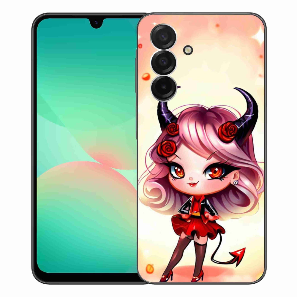 Gélový kryt mmCase na Samsung Galaxy A26 5G - kreslená čertica