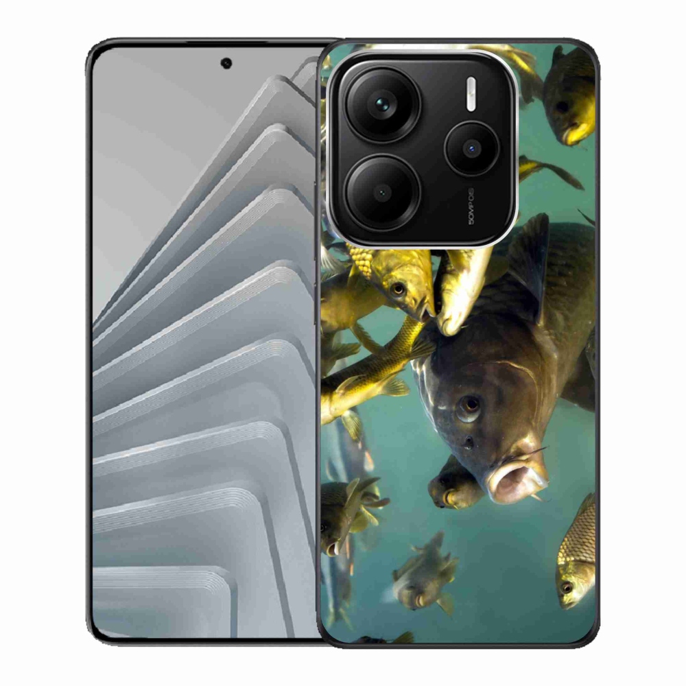 Gélový kryt mmCase na Xiaomi Redmi Note 14 5G - hejno ryb