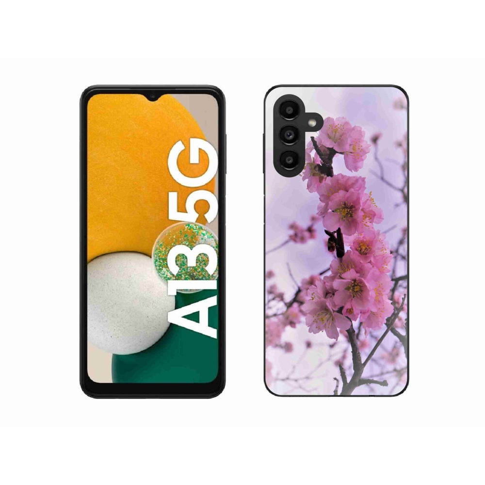 Gélový kryt mmCase na Samsung Galaxy A13 5G - kvety 7