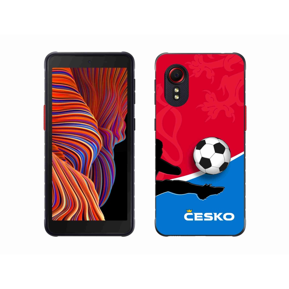 Gélový kryt mmCase na Samsung Galaxy Xcover 5 - futbal Česko 2