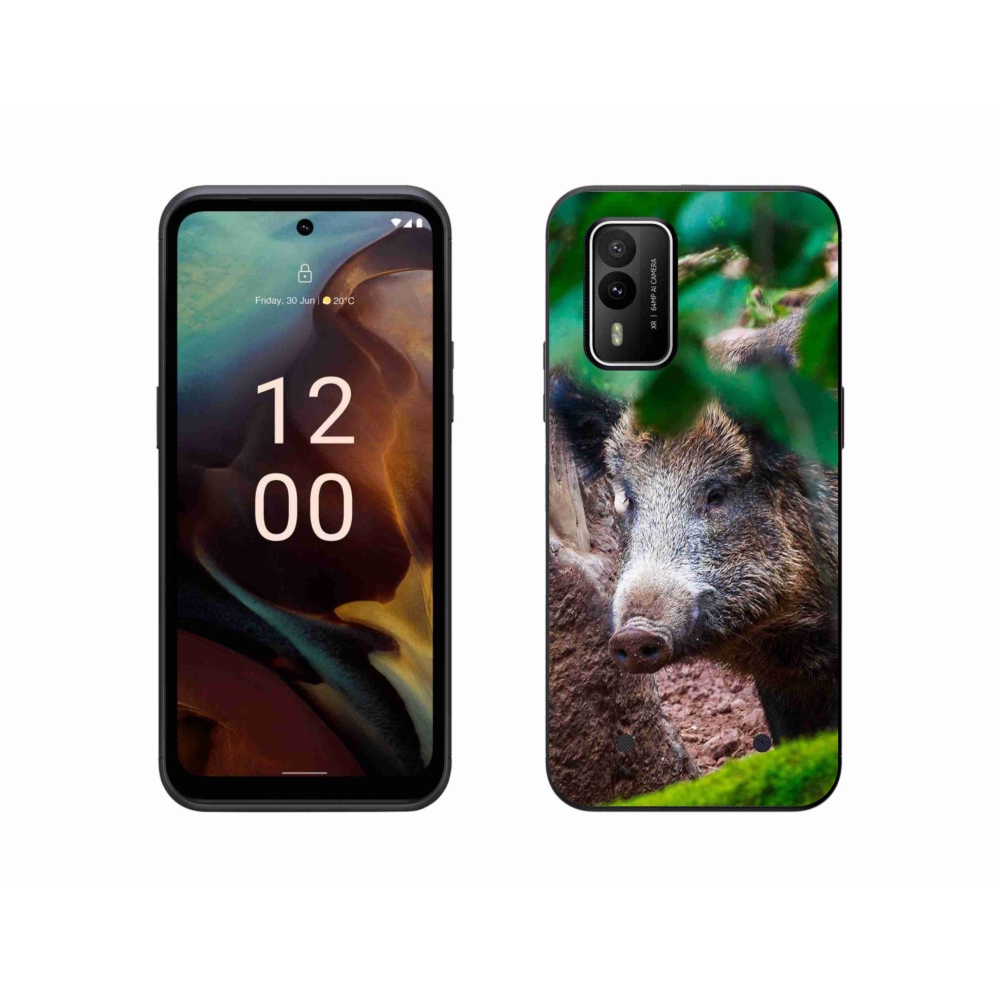 Gélový kryt mmCase na Nokia XR21 - divoké prasa