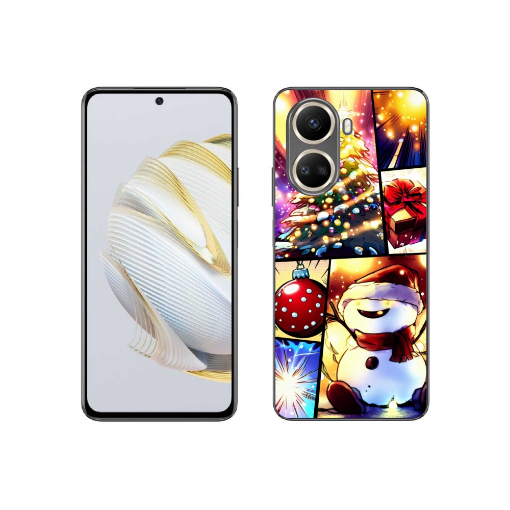 Gélový kryt mmCase na Huawei Nova 10 SE - vianočné motívy 1