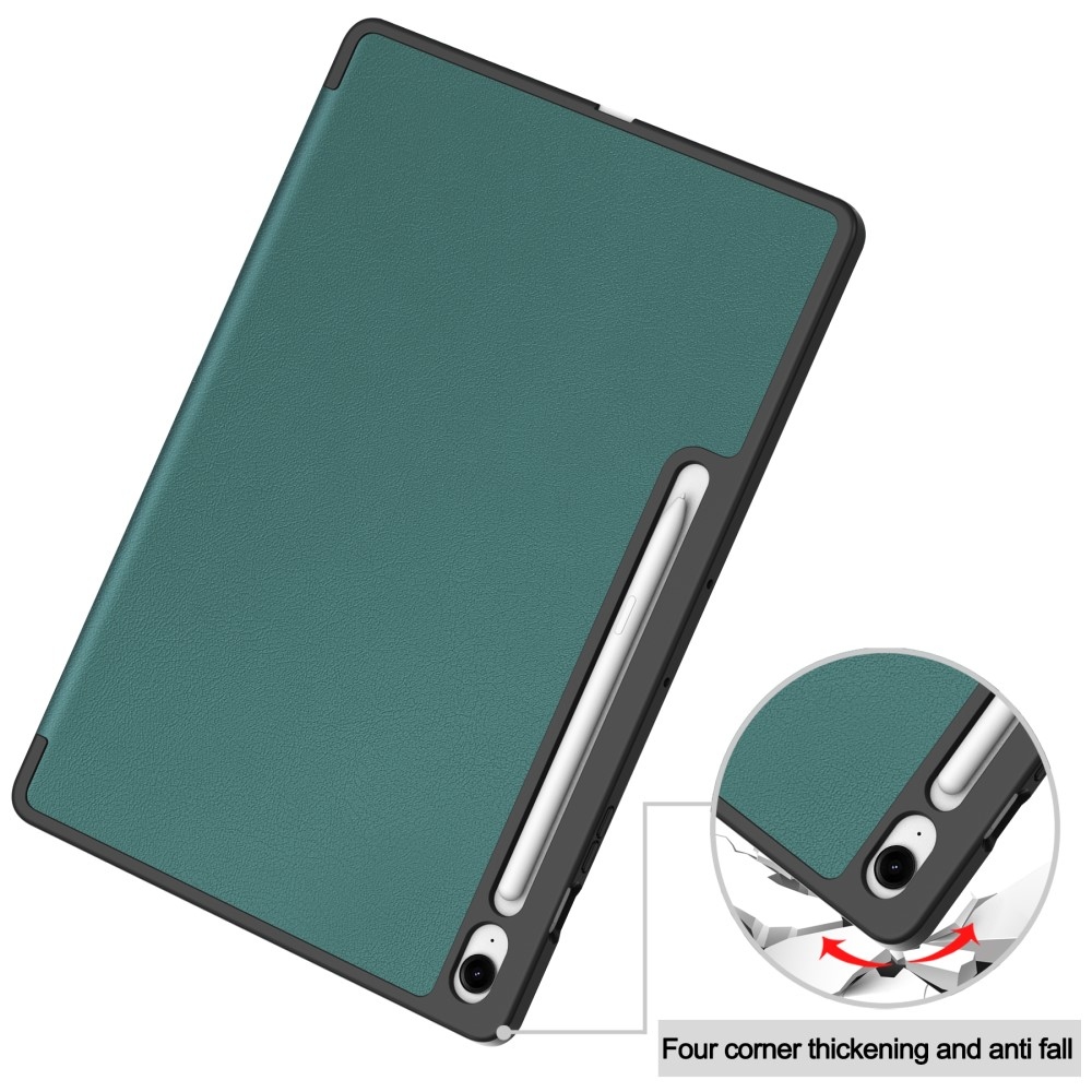 Casy inteligentné zatváracie púzdro na Samsung Galaxy Tab S10 FE+ - zelené