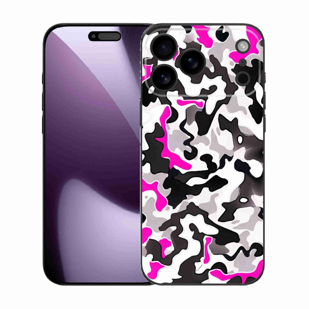 Gélový kryt mmCase na iPhone 17 Pro Max - maskáčový vzor 5