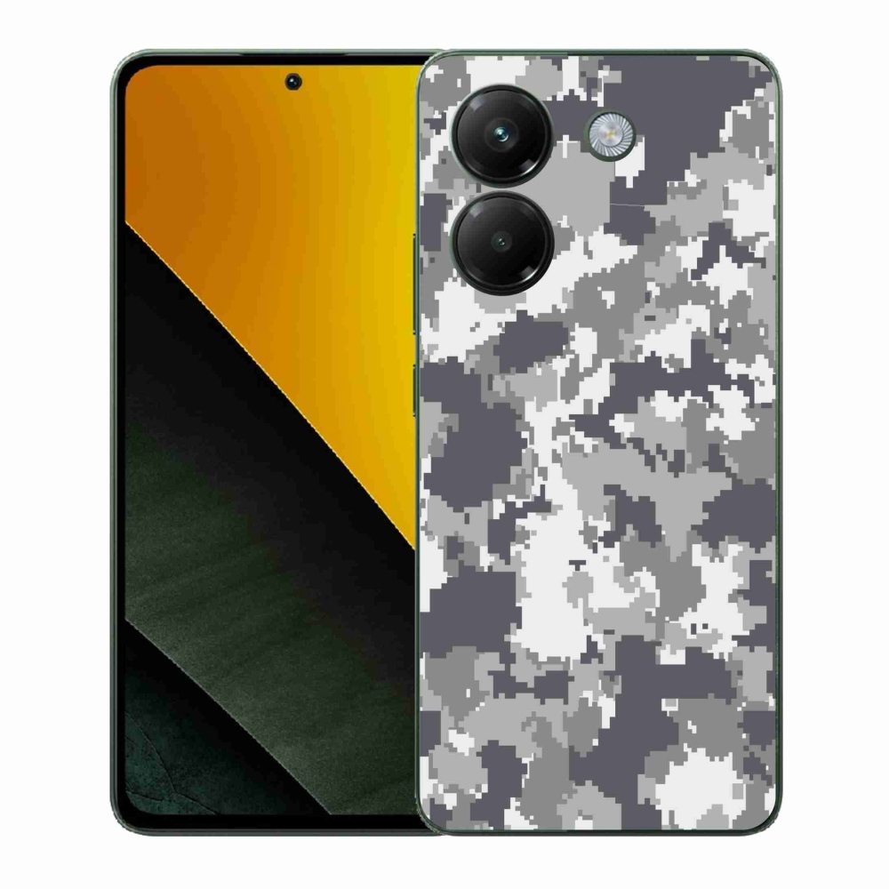 Gélový kryt mmCase na Xiaomi Poco M7 Pro 5G - maskáčový vzor 2
