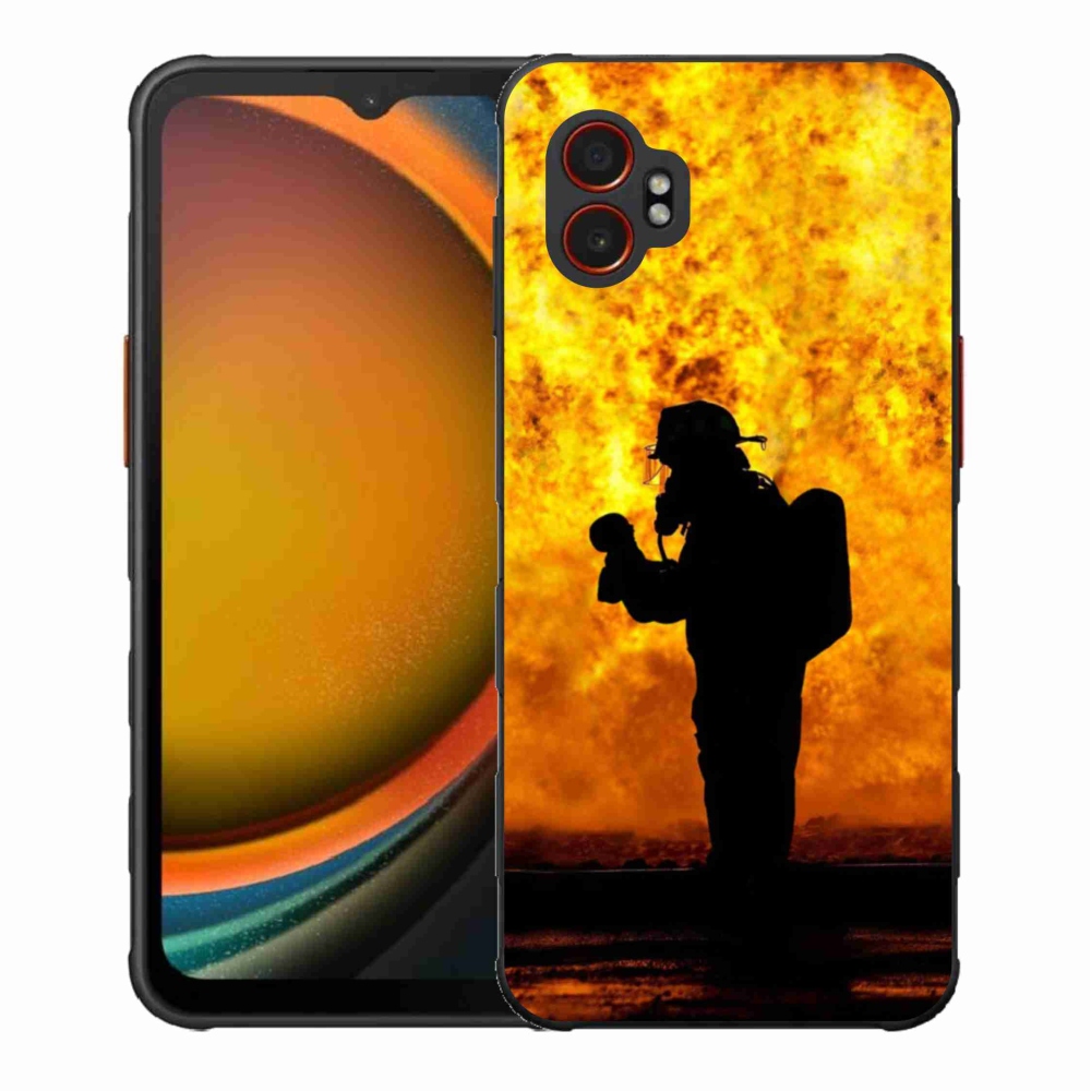 Gélový kryt mmCase na Samsung Galaxy Xcover 7 Pro - hasič