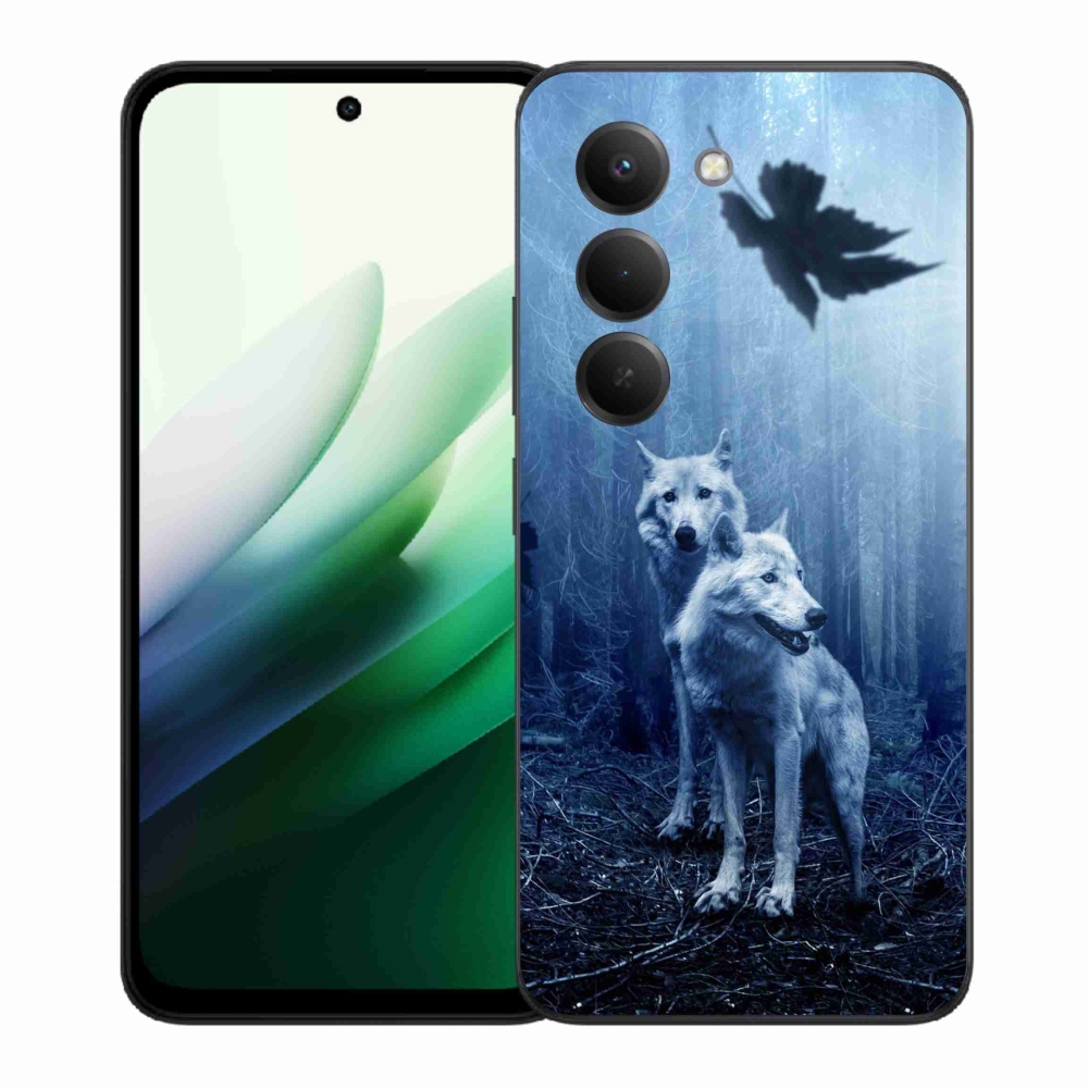 Gélový kryt mmCase na Xiaomi Redmi 15 5G (169mm) - vlci v lese