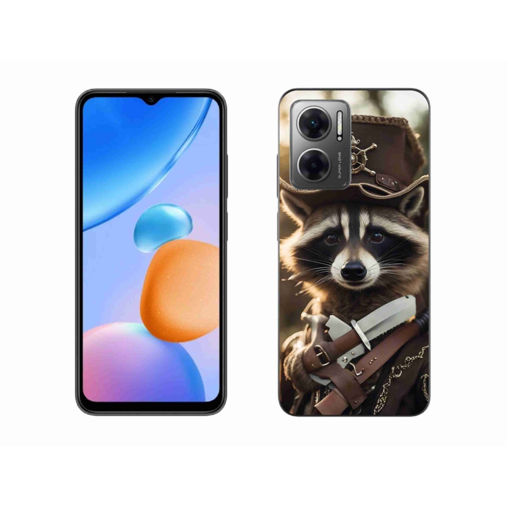 Gélový kryt mmCase na Xiaomi Redmi 10 5G - mýval v uniforme