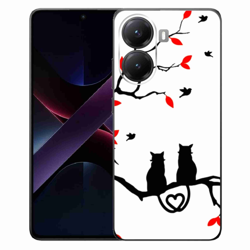 Gélový kryt mmCase na Xiaomi Poco X7 Pro 5G - mačacia láska