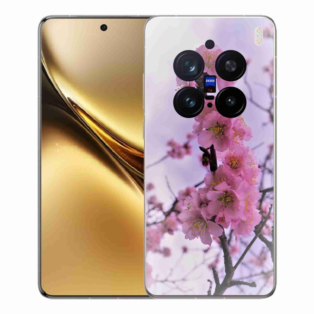 Gélový kryt mmCase na Vivo X200 Pro 5G - kvety 7
