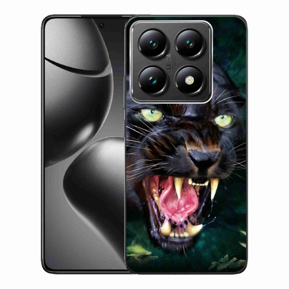 Gélový kryt mmCase na Xiaomi 14T Pro - rozzúrený čierny panter