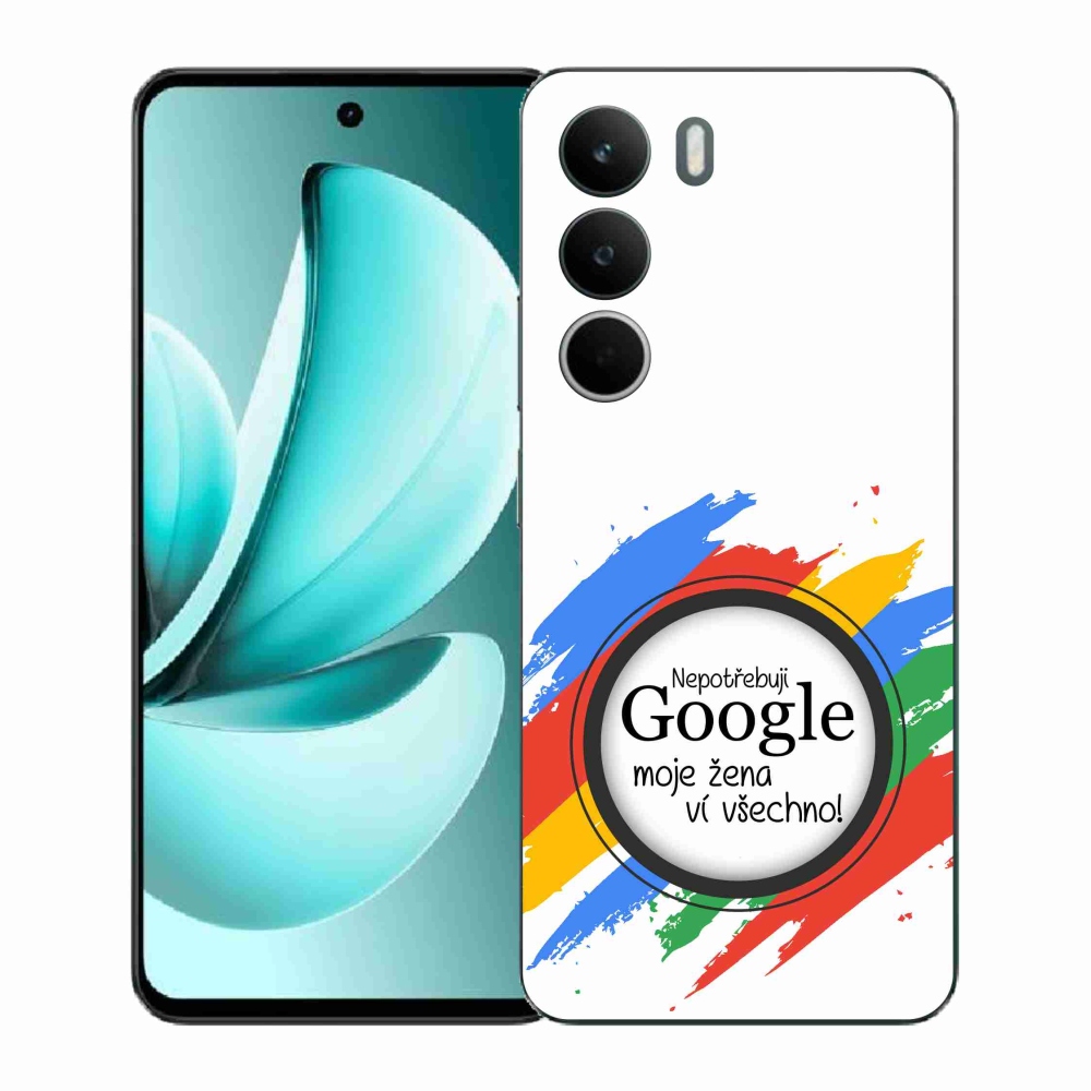 Gélový kryt mmCase na Realme C71 - žena vie všetko biele pozadie