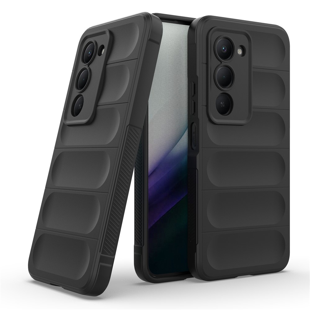 Rugg odolný gélový obal na Xiaomi Redmi 15 4G (171mm) - čierny