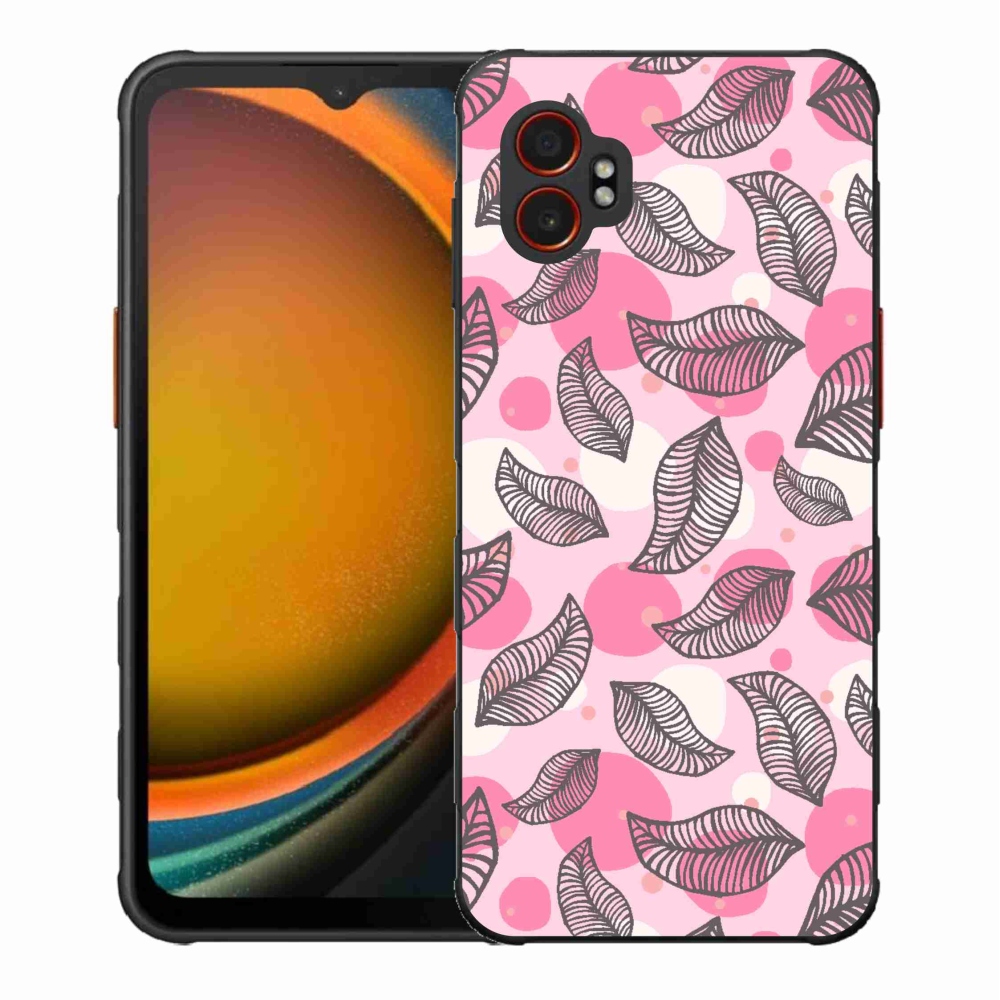 Gélový kryt mmCase na Samsung Galaxy Xcover 7 Pro - kreslené padajúce listy