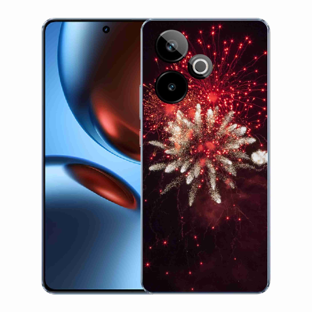 Gélový kryt mmCase na Realme GT 7 5G/GT 7T 5G - ohňostroj