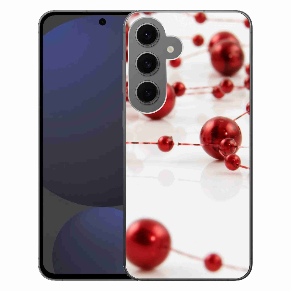 Gélový kryt mmCase na Samsung Galaxy S24 FE - vianočná reťaz