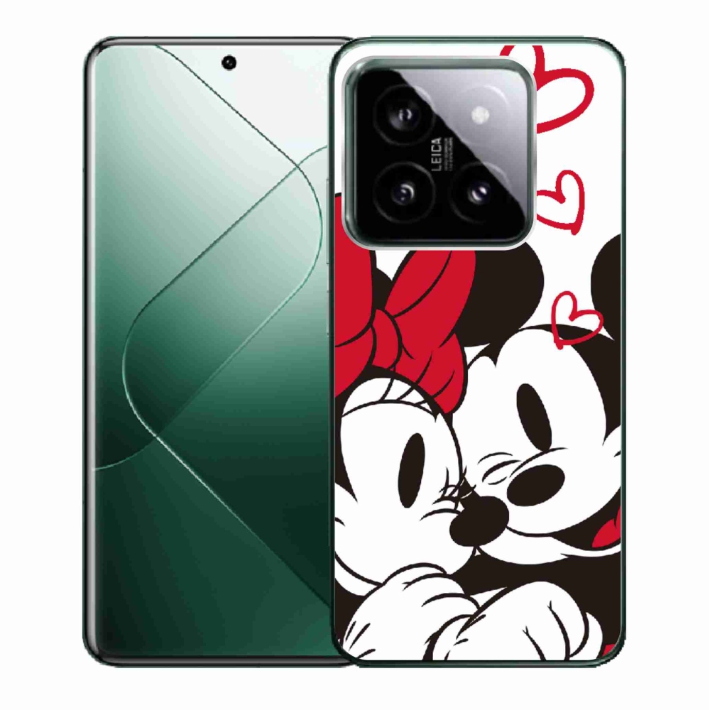 Gélový kryt mmCase na Xiaomi 14 - minnie a mickey