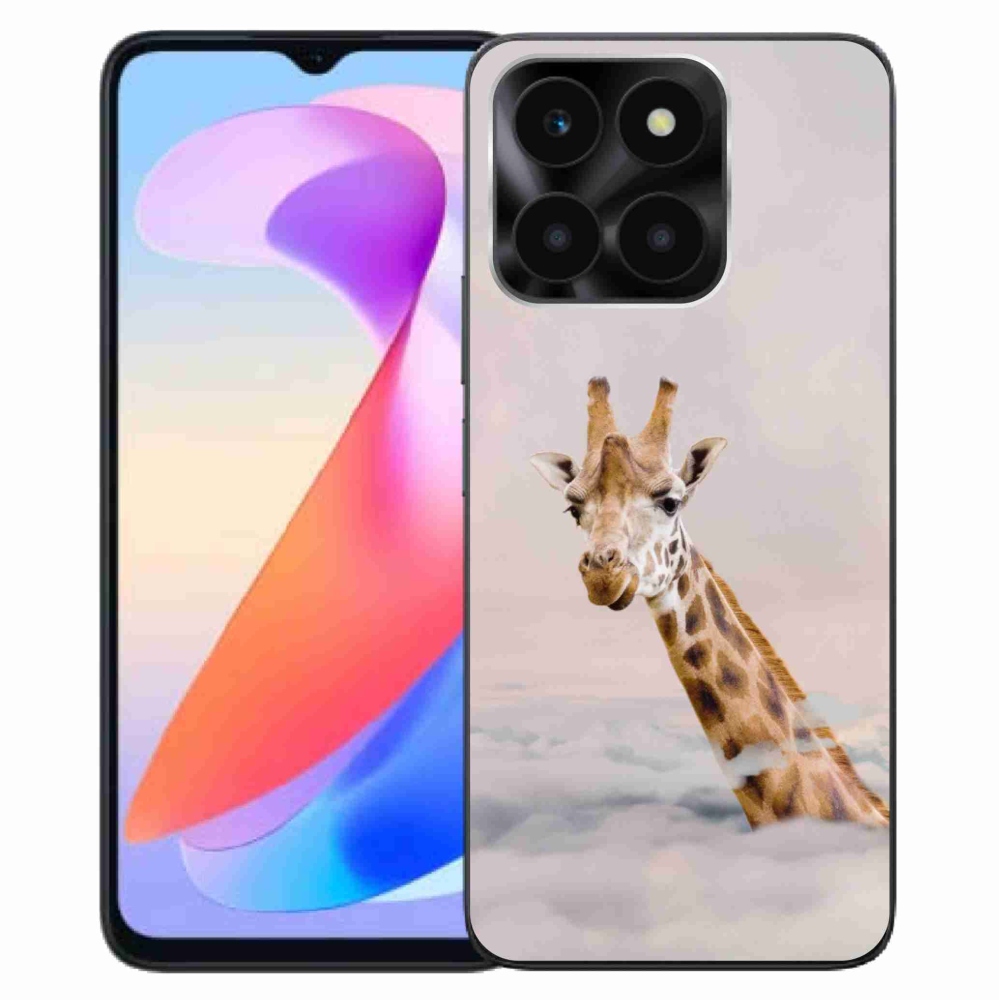 Gélový kryt mmCase na Honor X6a - žirafa v oblakoch