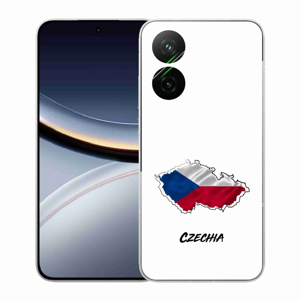 Gélový kryt mmCase na Xiaomi Poco F7 5G - Czechia biele pozadie