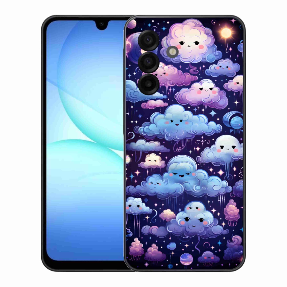 Gélový kryt mmCase na Samsung Galaxy A17 5G - mráčiky