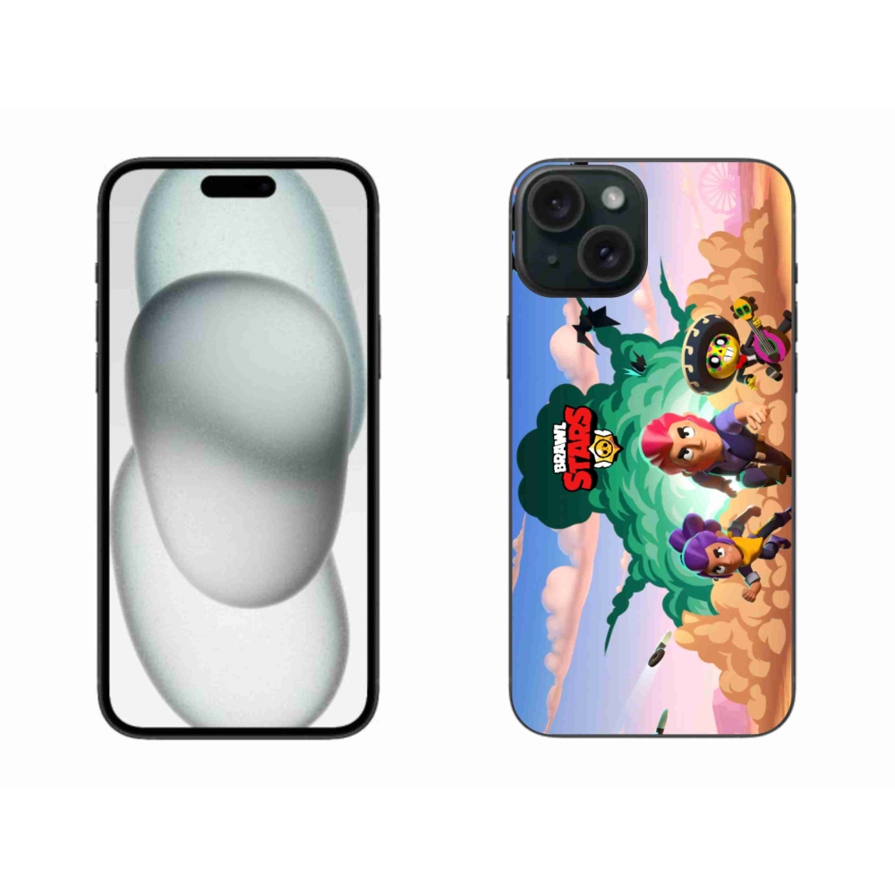 Gélový kryt mmCase na iPhone 15 Plus - brawl stars