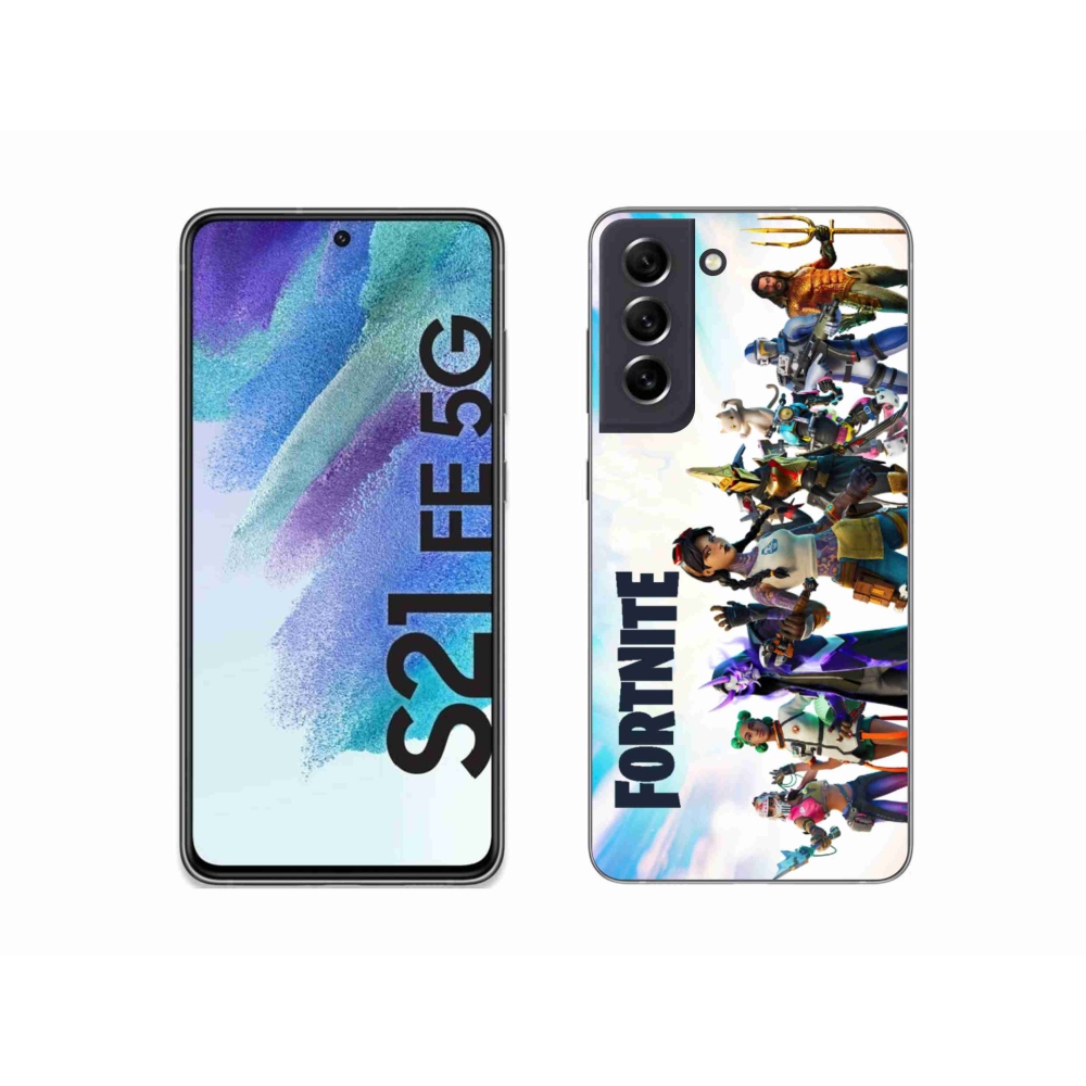 Gélový kryt mmCase na Samsung Galaxy S21 FE 5G - fortnite