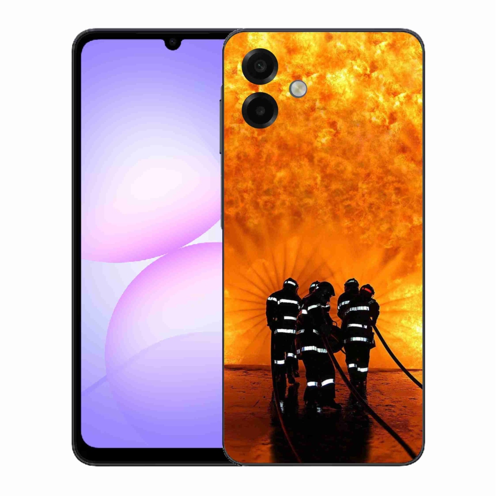 Gélový kryt mmCase na Samsung Galaxy A07 4G - požiar
