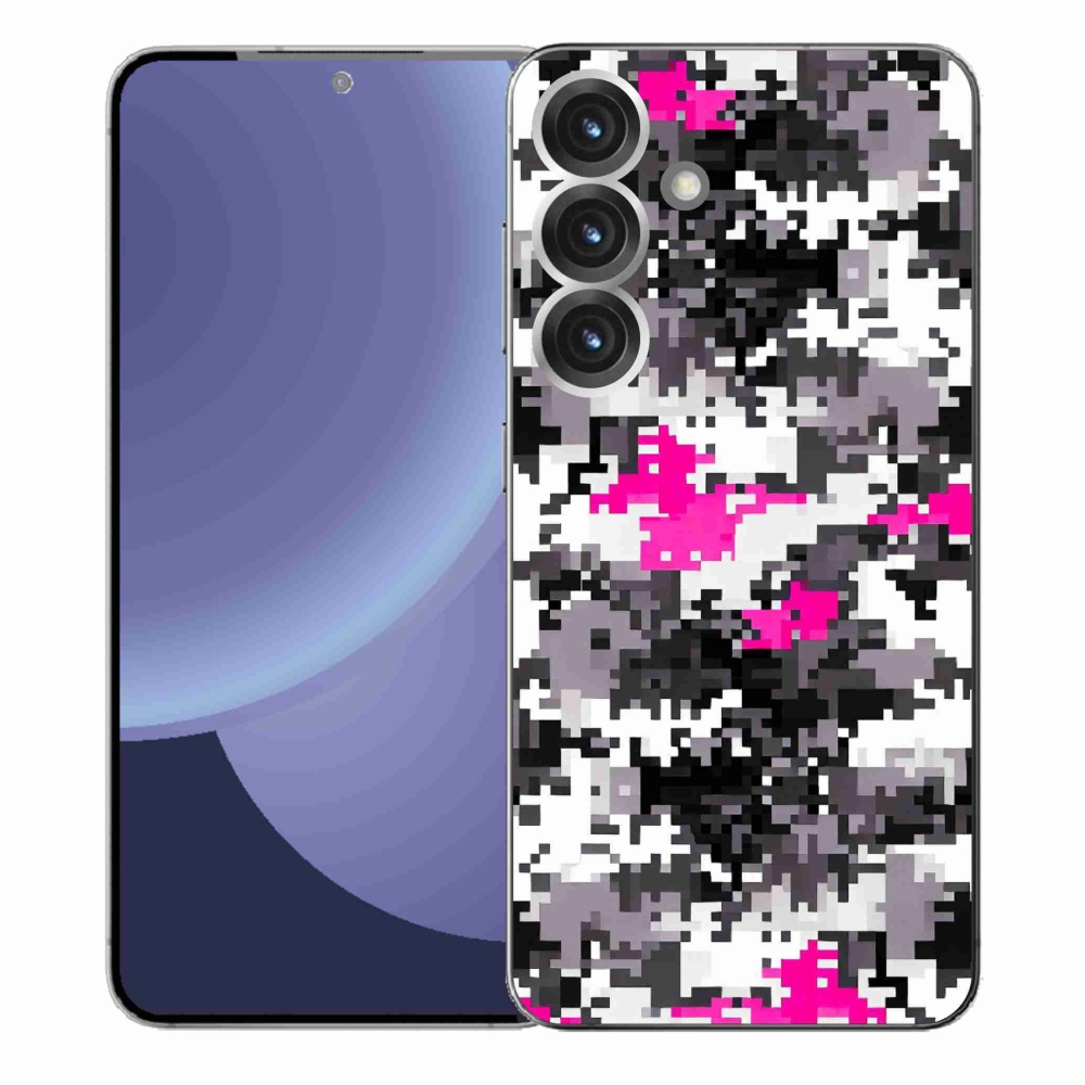 Gélový kryt mmCase na Samsung Galaxy S25+ - maskáčový vzor 4