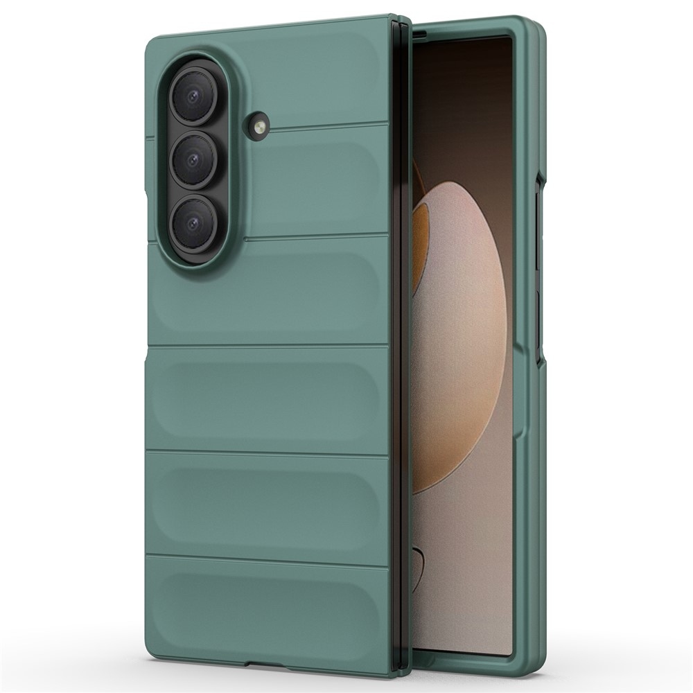 Rugg odolný gélový obal na Samsung Galaxy Z Fold7 5G - zelený