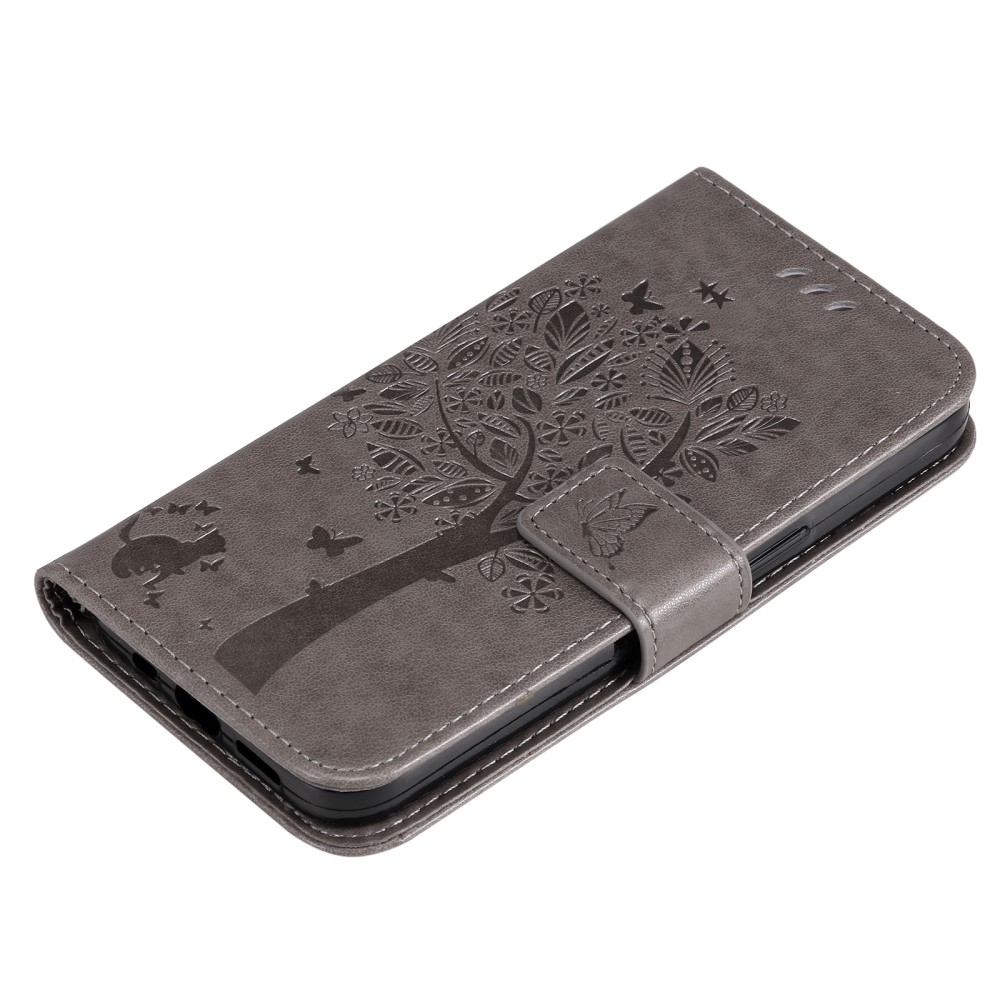 Trees knižkové puzdro na Xiaomi Redmi Note 13 - šedé