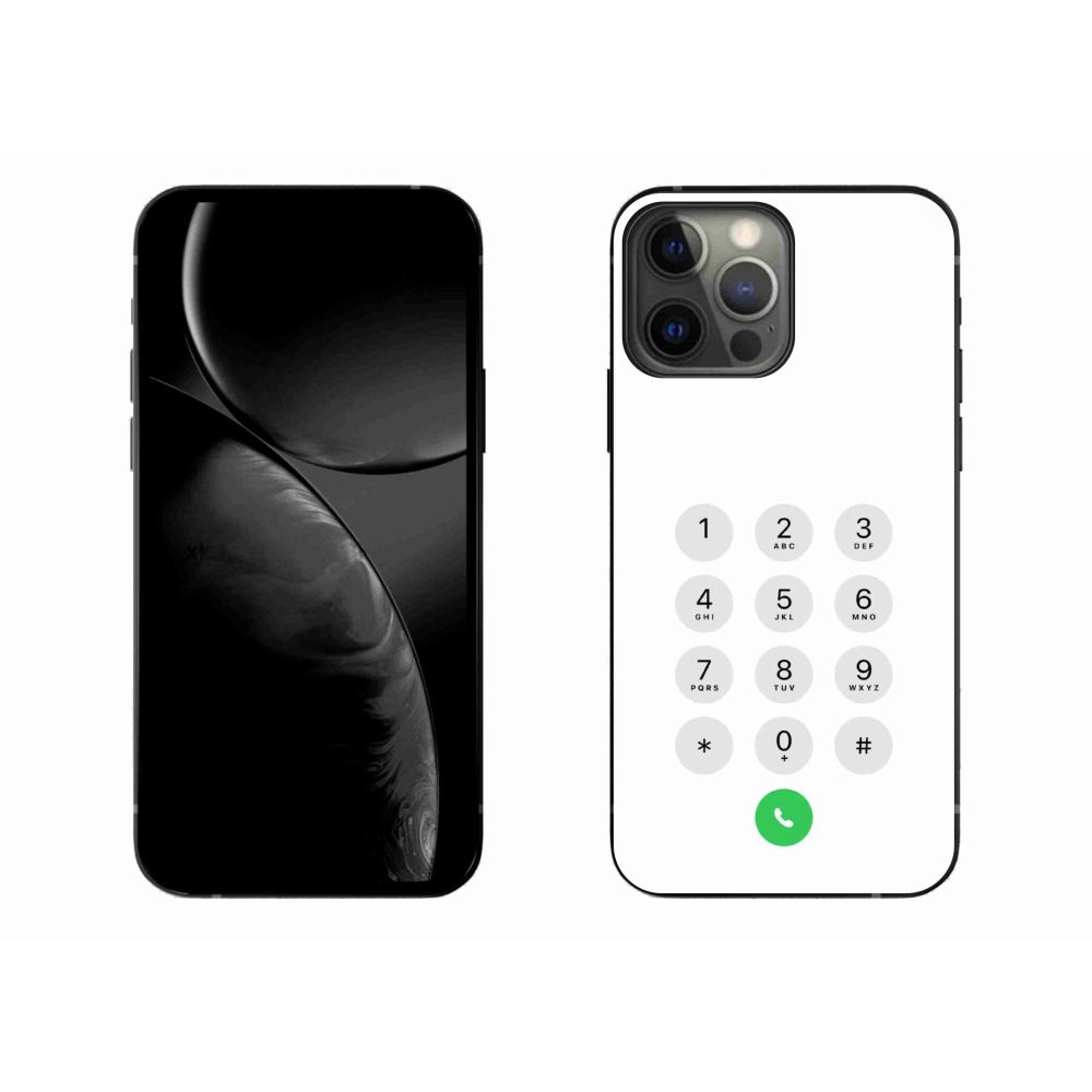 Gélový kryt mmCase na iPhone 13 Pro Max - biely číselník