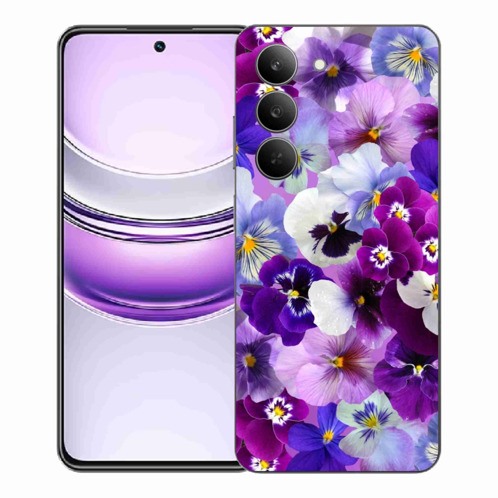 Gélový kryt mmCase na Realme 14x 5G - kvety 9