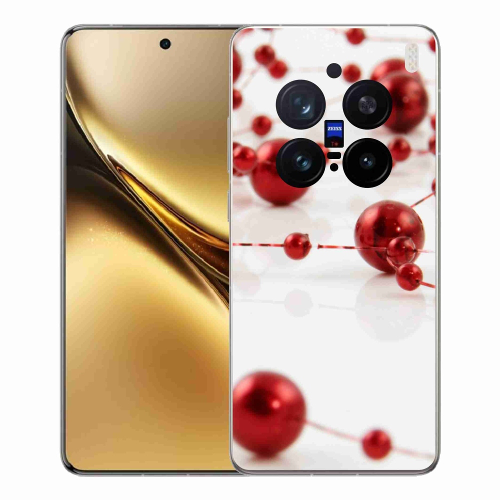 Gélový kryt mmCase na Vivo X200 Pro 5G - vianočná reťaz