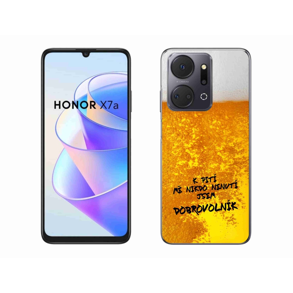 Gélový kryt mmCase na Honor X7a - pivný motív 4