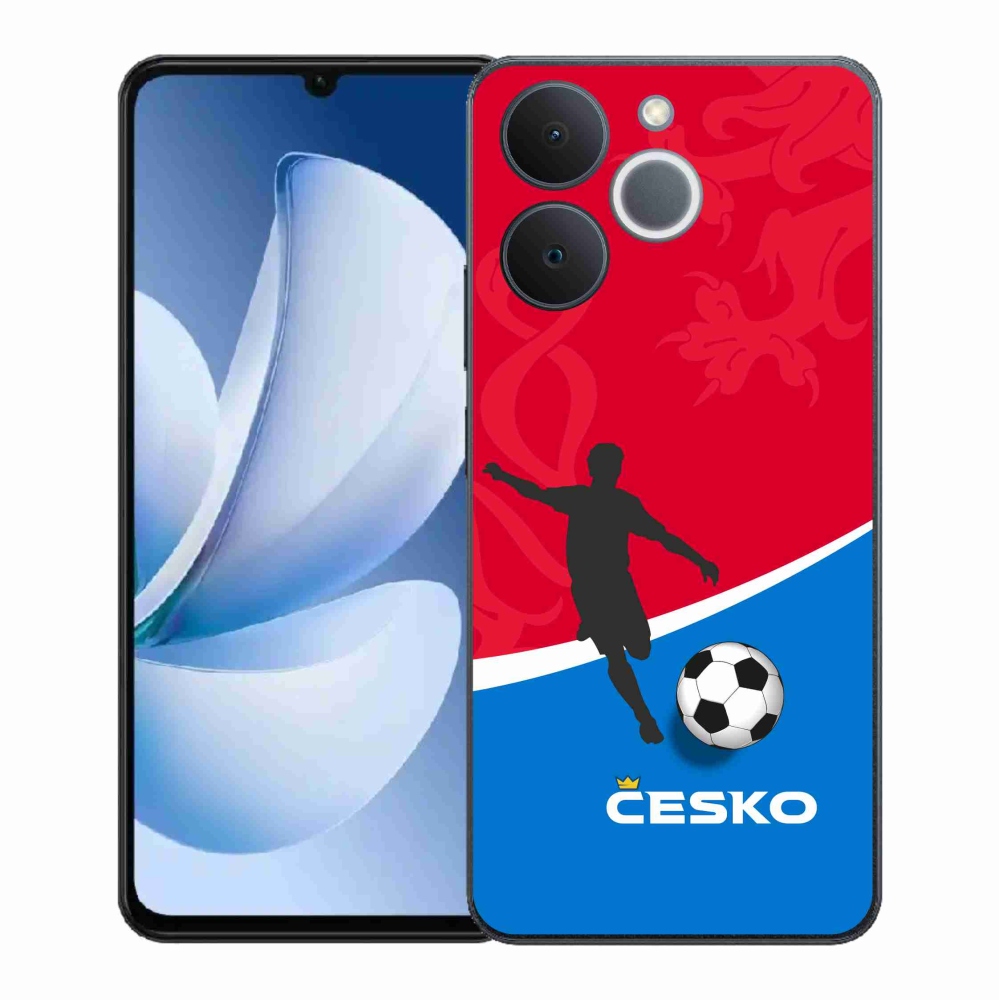 Gélový kryt mmCase na Realme Note 70T - futbal Česko