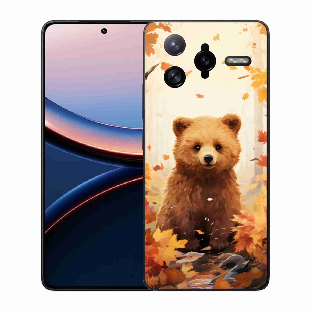 Gélový kryt mmCase na Xiaomi Poco F7 Ultra - medveď v lese