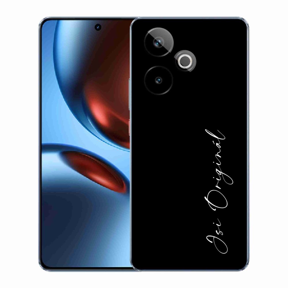 Gélový kryt mmCase na Realme GT 7 5G/GT 7T 5G - si originál čierne pozadie
