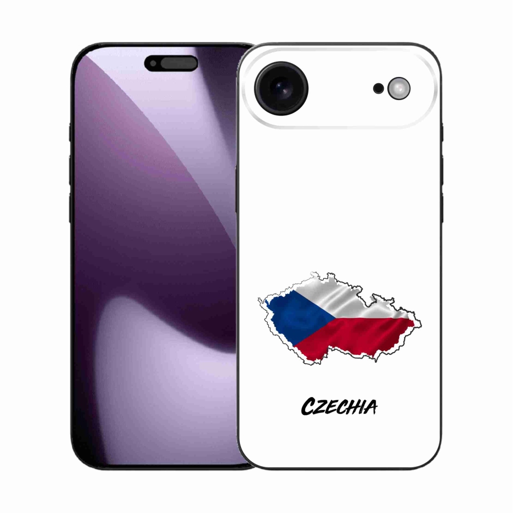 Gélový kryt mmCase na iPhone 17 Air - Czechia biele pozadie