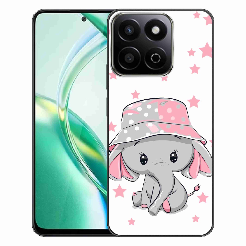 Gélový kryt mmCase na Honor 200 Smart 5G - ružový slon