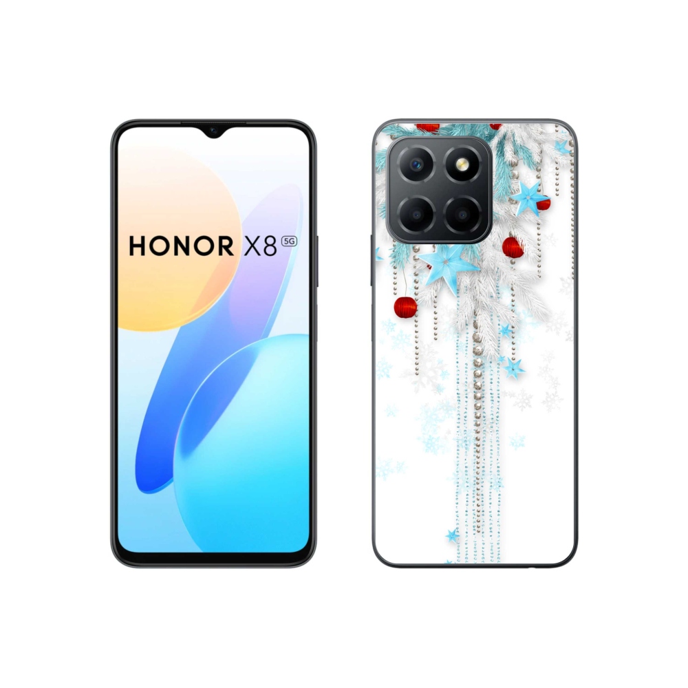 Gélový kryt mmCase na Honor X8 5G/70 Lite 5G - vianočné ozdoby