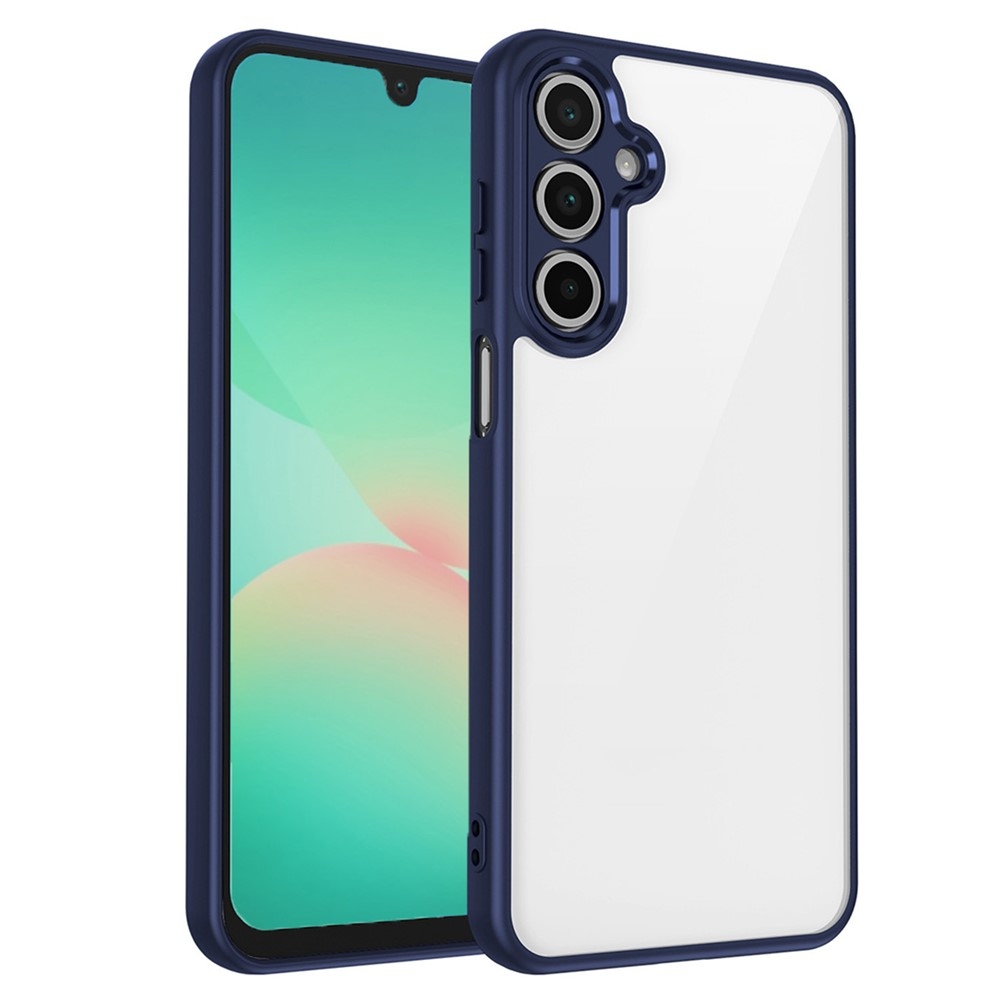 Back gélový obal s pevným chrbtom na Samsung Galaxy A17 5G - modrý