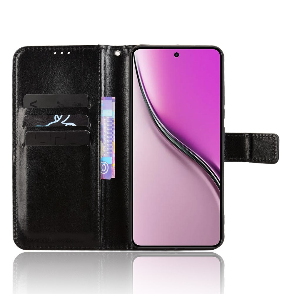 Crazy knižkové puzdro na Realme 14 5G - čierne