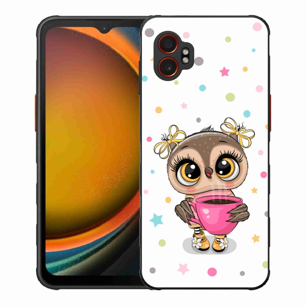 Gélový kryt mmCase na Samsung Galaxy Xcover 7 Pro - kreslená sovička