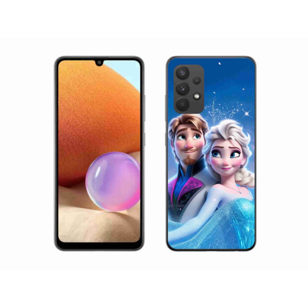 Gelový kryt mmCase na Samsung Galaxy A32 4G - ledové království 1