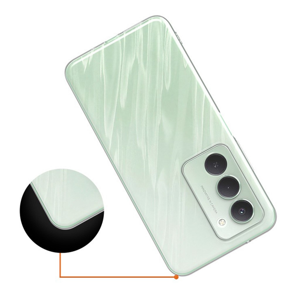 Priehľadný gélový obal na Xiaomi Redmi 15 5G - priehľadný