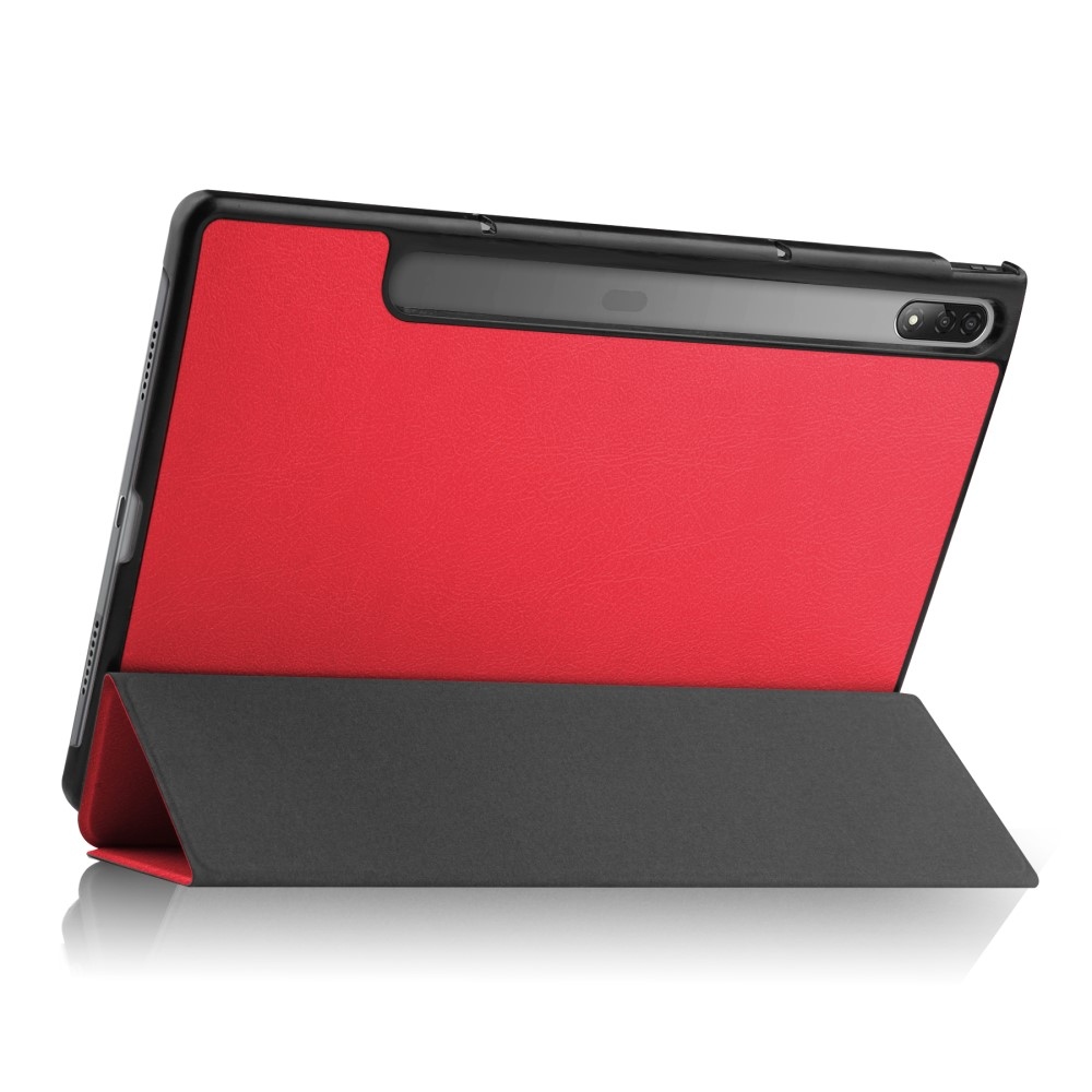 Case chytré zatváracie púzdro na tablet Lenovo Tab P12 Pro - červené