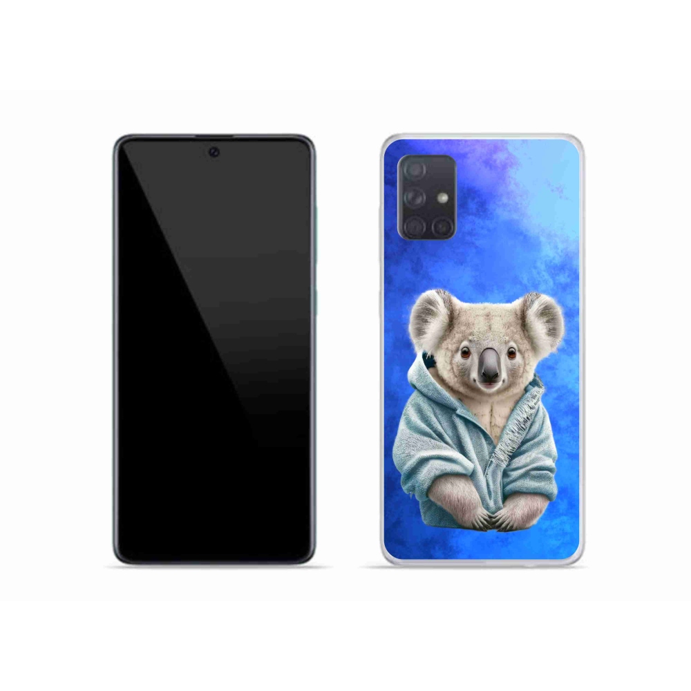 Gélový kryt mmCase na Samsung Galaxy A51 - koala vo svetri