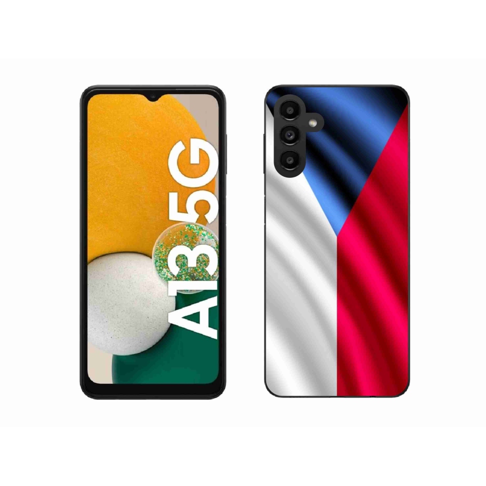 Gélový kryt mmCase na mobil Samsung Galaxy A13 5G - česká vlajka
