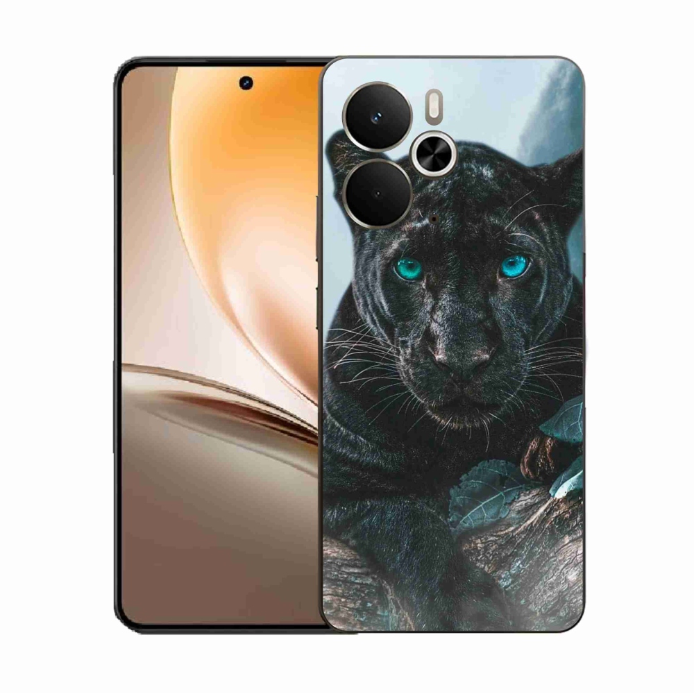 Gélový kryt mmCase na Realme 14 5G - čierny panter
